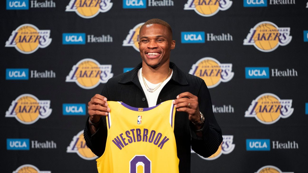 Russell Westbrook's hometown return continues in a new jersey and sport