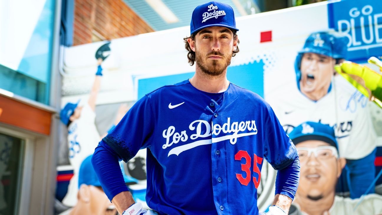 Los Angeles Dodgers presentan sus uniformes City Connect de 'los Dodgers'.