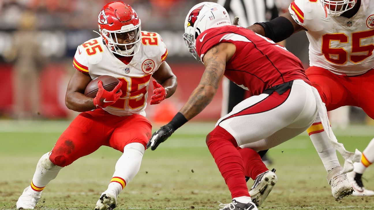 Fantasy football weekend wrap EdwardsHelaire up in the air? ESPN