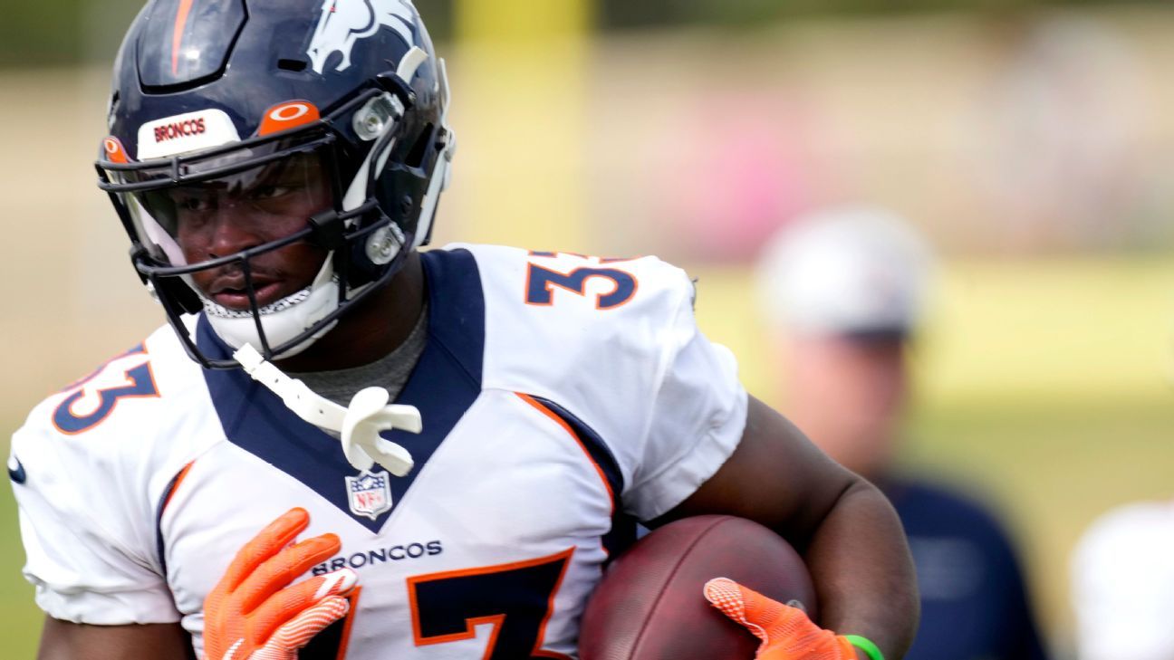 Broncos' offensive plan includes using Javonte Williams as a receiver out of the backfield