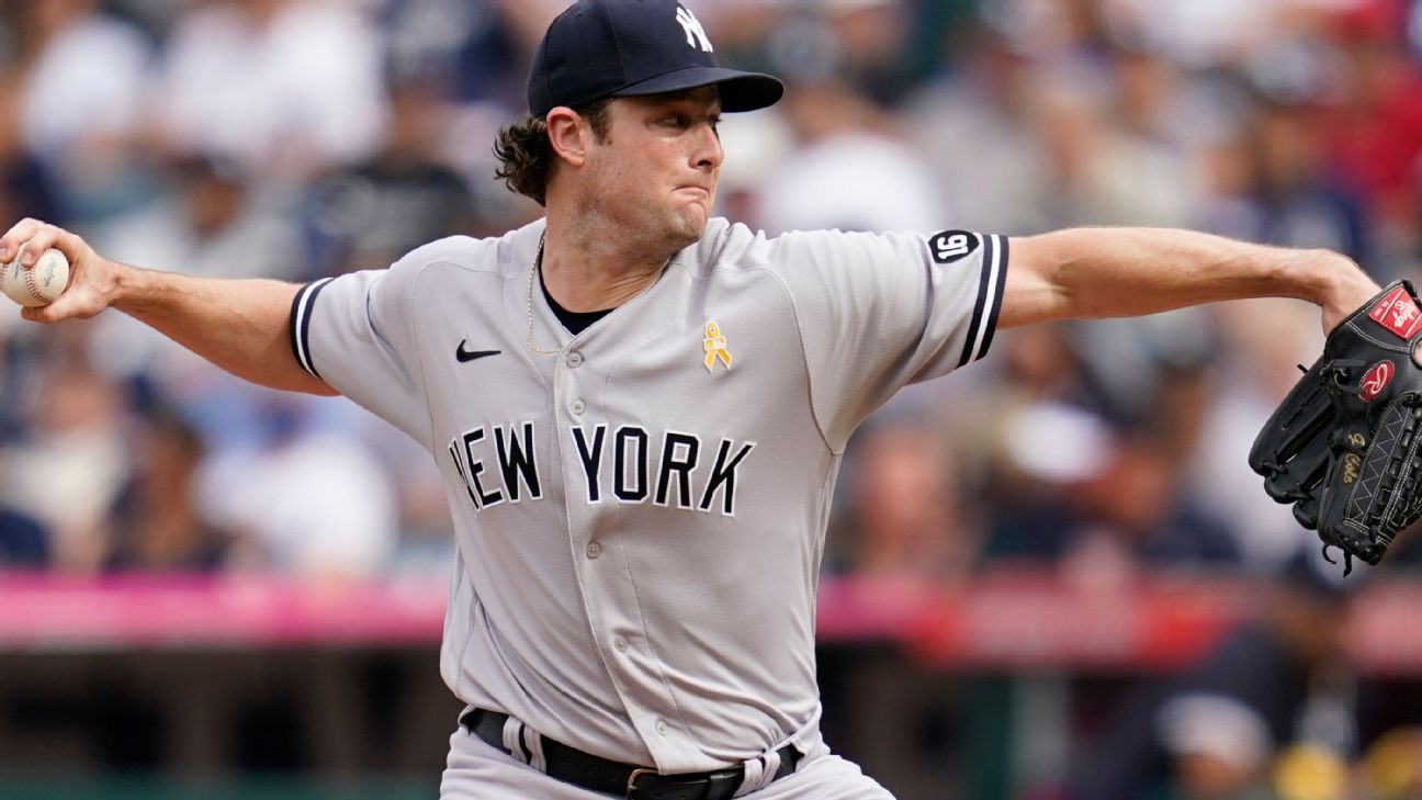 'Dominant' Gerrit Cole strikes out 15 in seven innings, helps New York Yankees s..