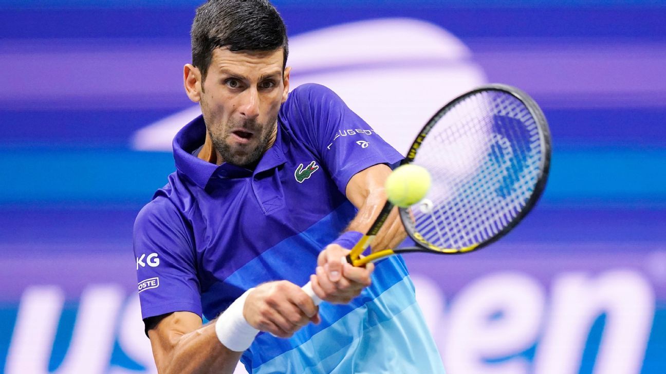 Novak Djokovic into US Open semifinals over Matteo Berrettini as he nears calendar-year Grand Slam