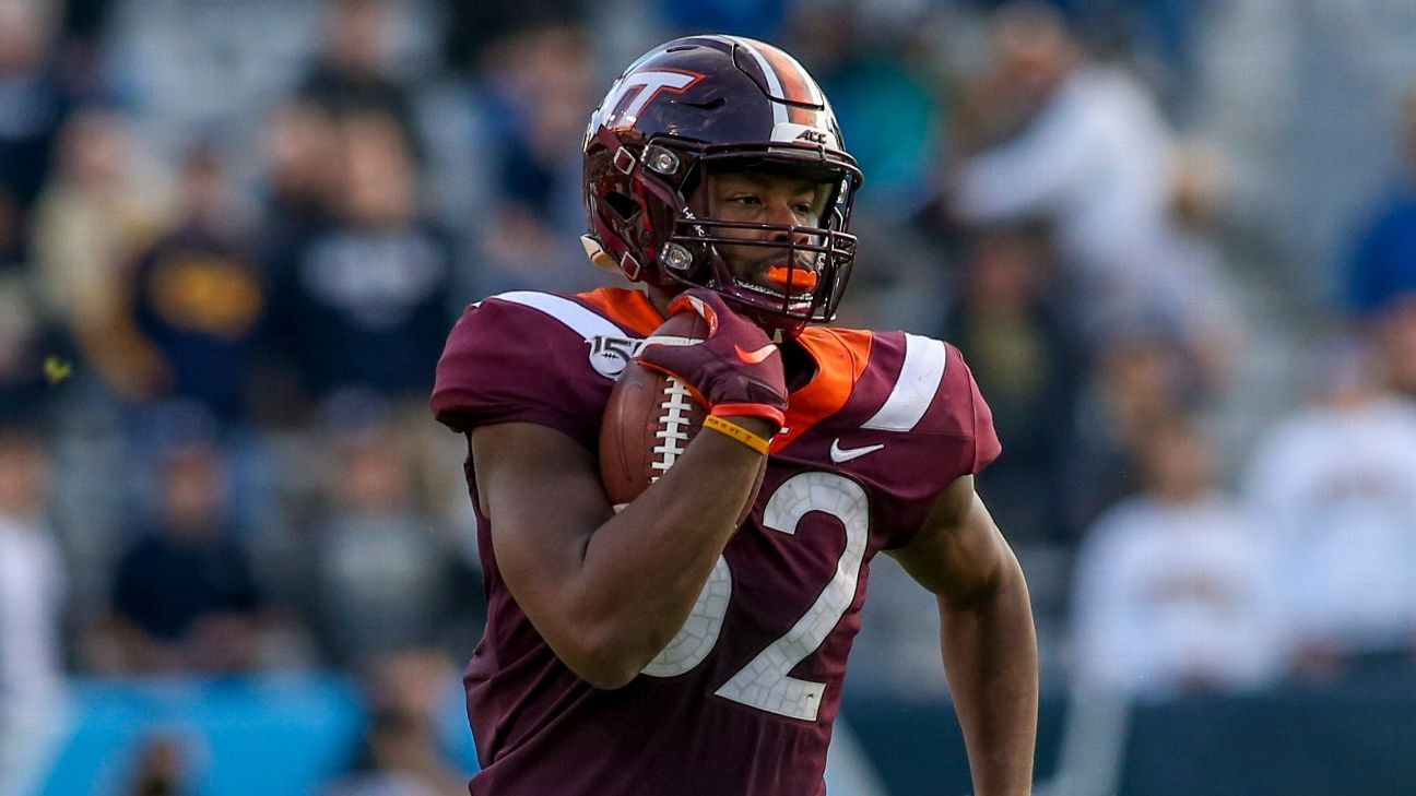 14 Virginia Tech TE James Mitchell