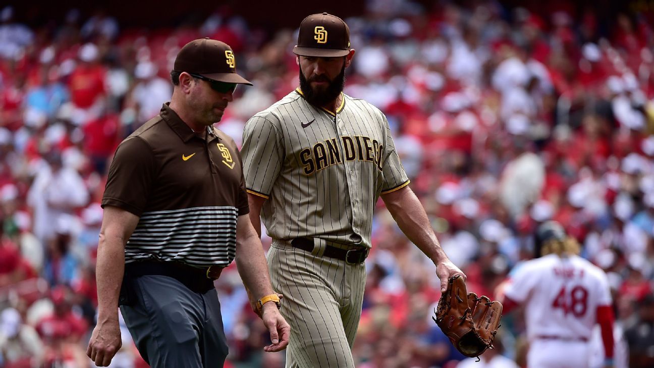 Jake Arrieta's Padres tenure ends after 4 starts, 15 earned runs