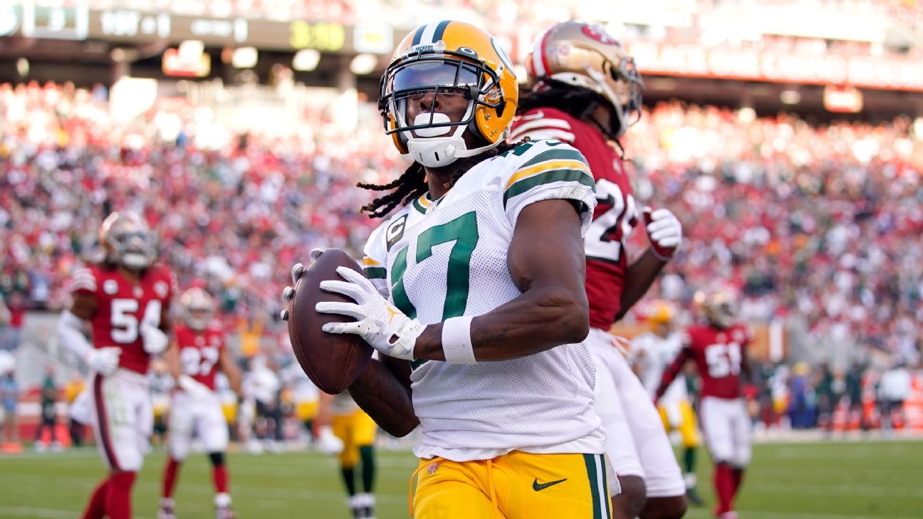 Green Bay Packers get top WR Davante Adams back from reserve/COVID-19 list