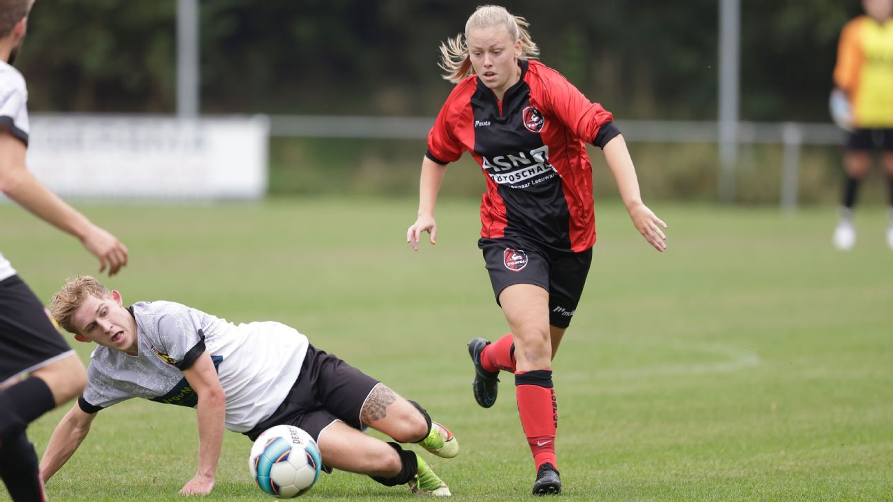 Ellen Fochema speelde voor het herenteam en schreef geschiedenis in de Nederlandse geschiedenis