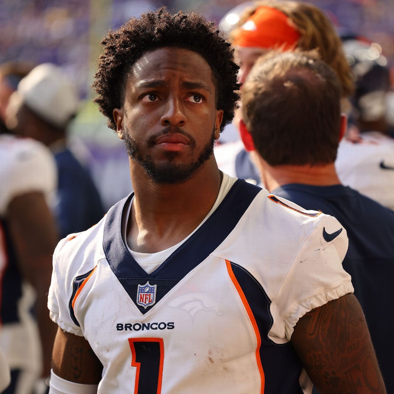 Broncos' K.J. Hamler suffers torn pectoral muscle in training