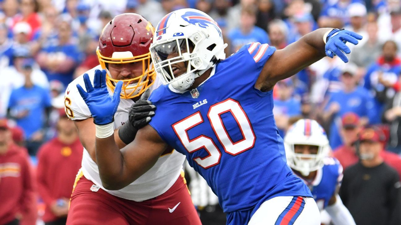 Jerry Hughes, Mario Addison lead a new-look defensive line in Buffalo