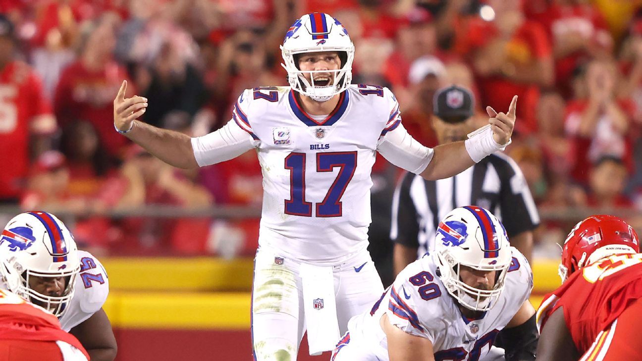 Sunday Night Football' - Live updates of Buffalo Bills vs. Kansas