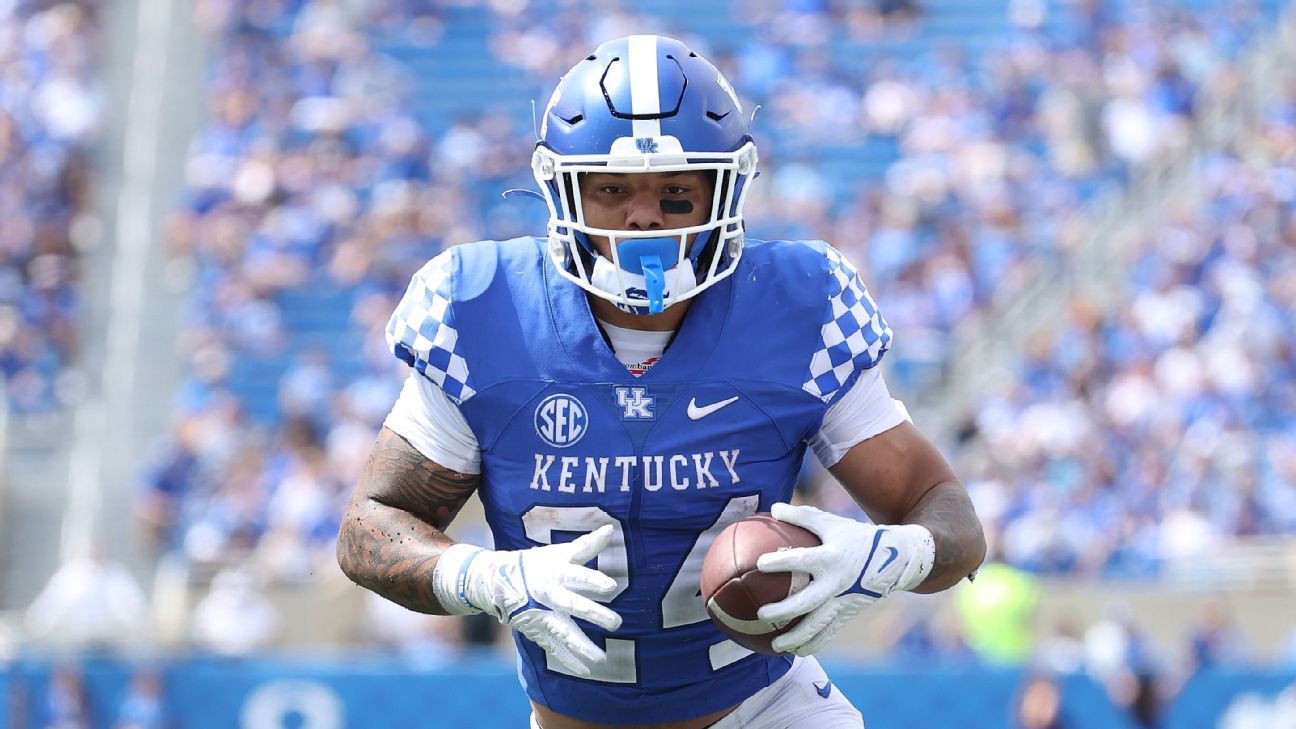 RB Chris Rodriguez Jr. to miss second straight game for Kentucky over NCAA matte..