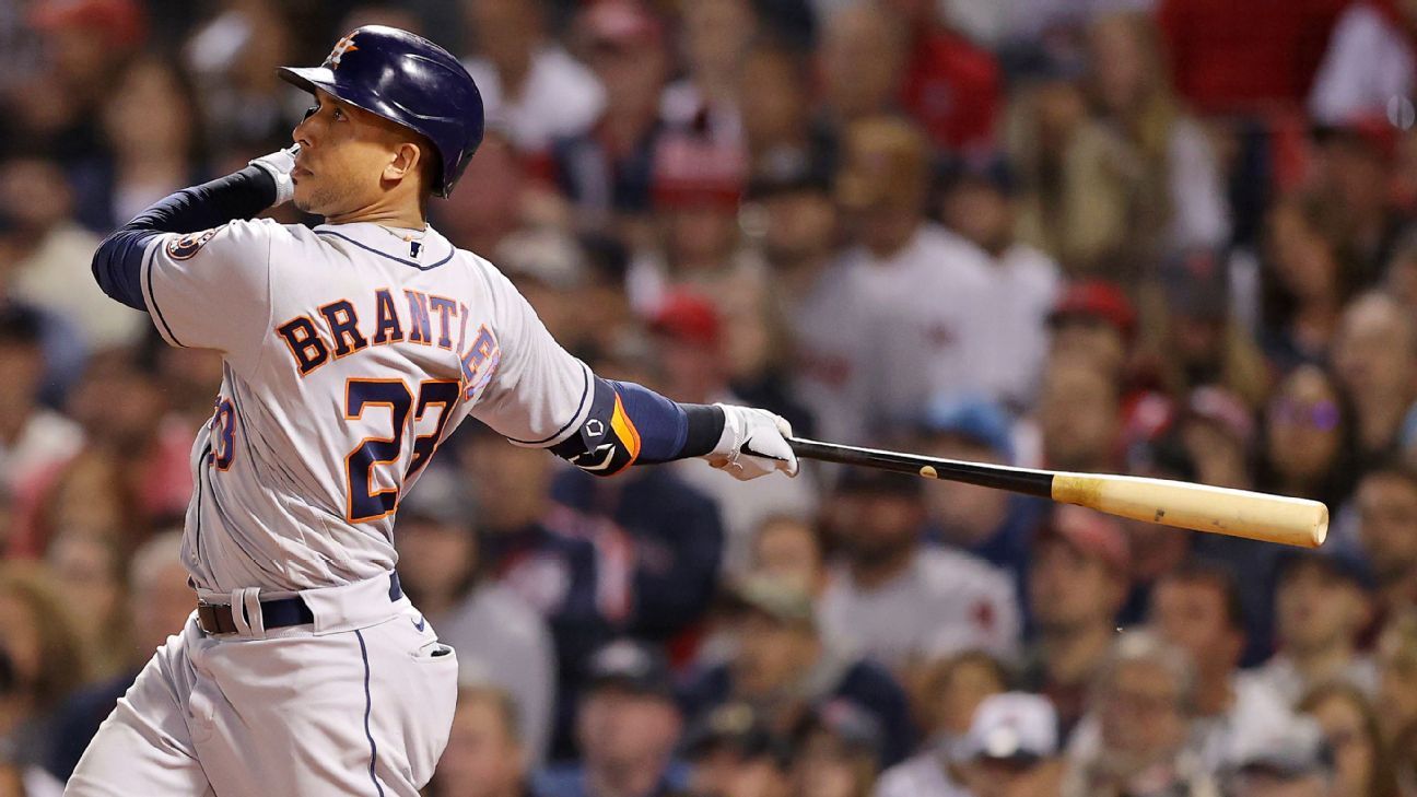 Houston Astros' Michael Brantley excited by rehab results