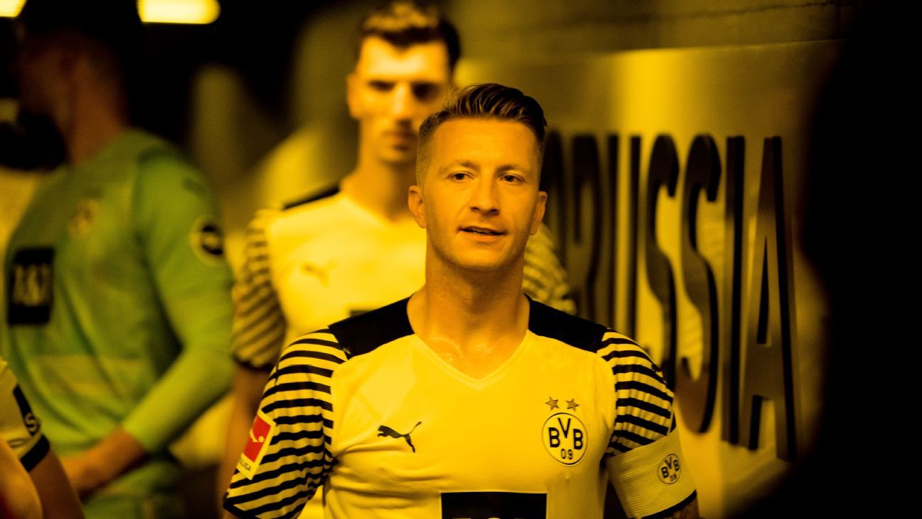 Marco Reus, Borussia Dortmund's elder statesman, is at peace with his place in t..