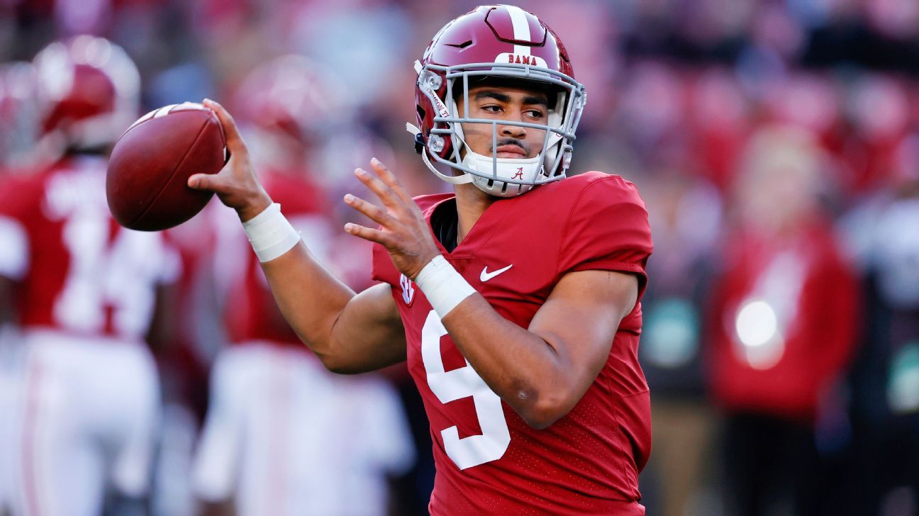 Alabama Crimson Tide's Bryce Young, Will Anderson Jr., Jameson Williams lead AP ..