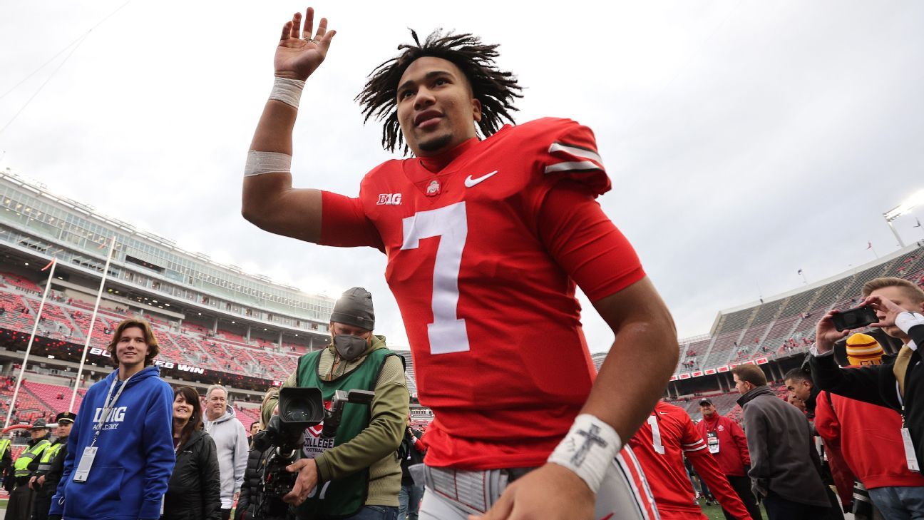 Ohio State QB CJ Stroud está entrando en el Draft de la NFL