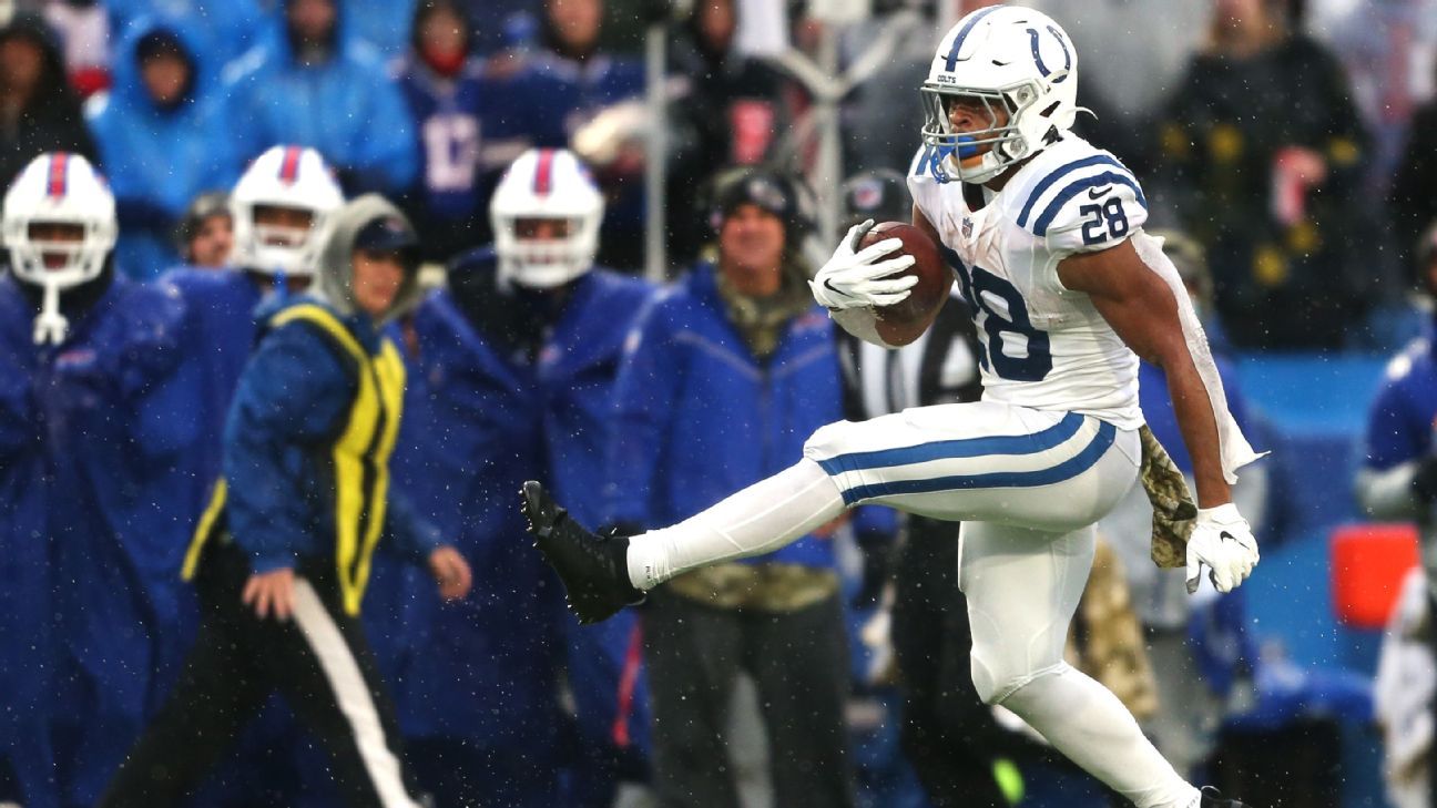 All 53.4 points for Colts RB Jonathan Taylor