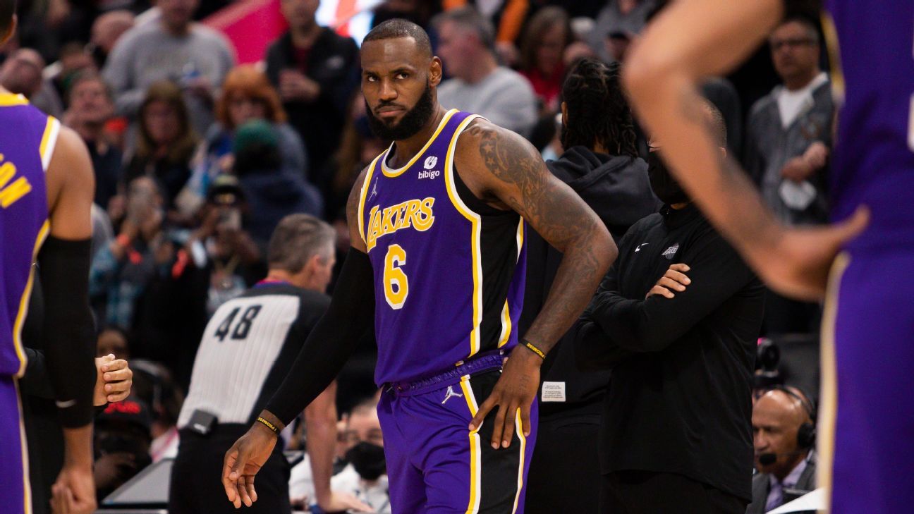 Los Angeles Lakers' LeBron James fined for obscene gesture, warned about profani..