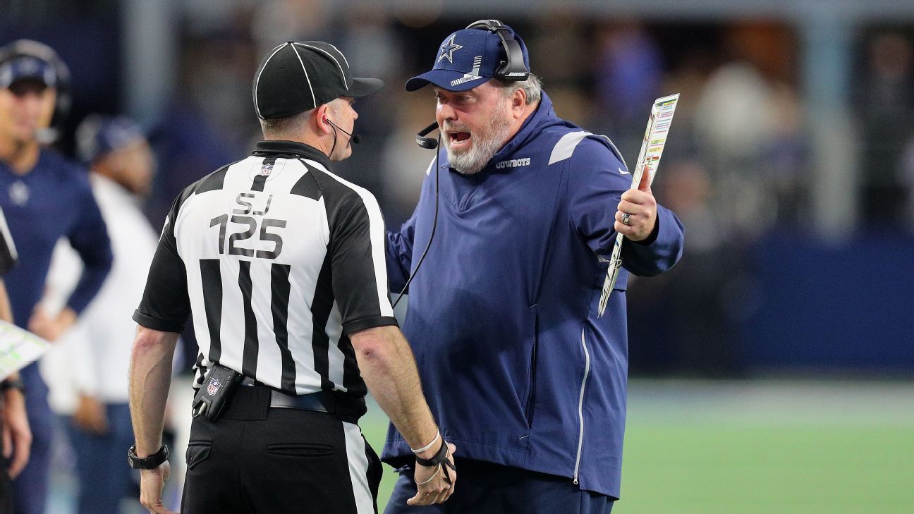 Detroit Lions vs Dallas Cowboys: Refs throw flag for pass