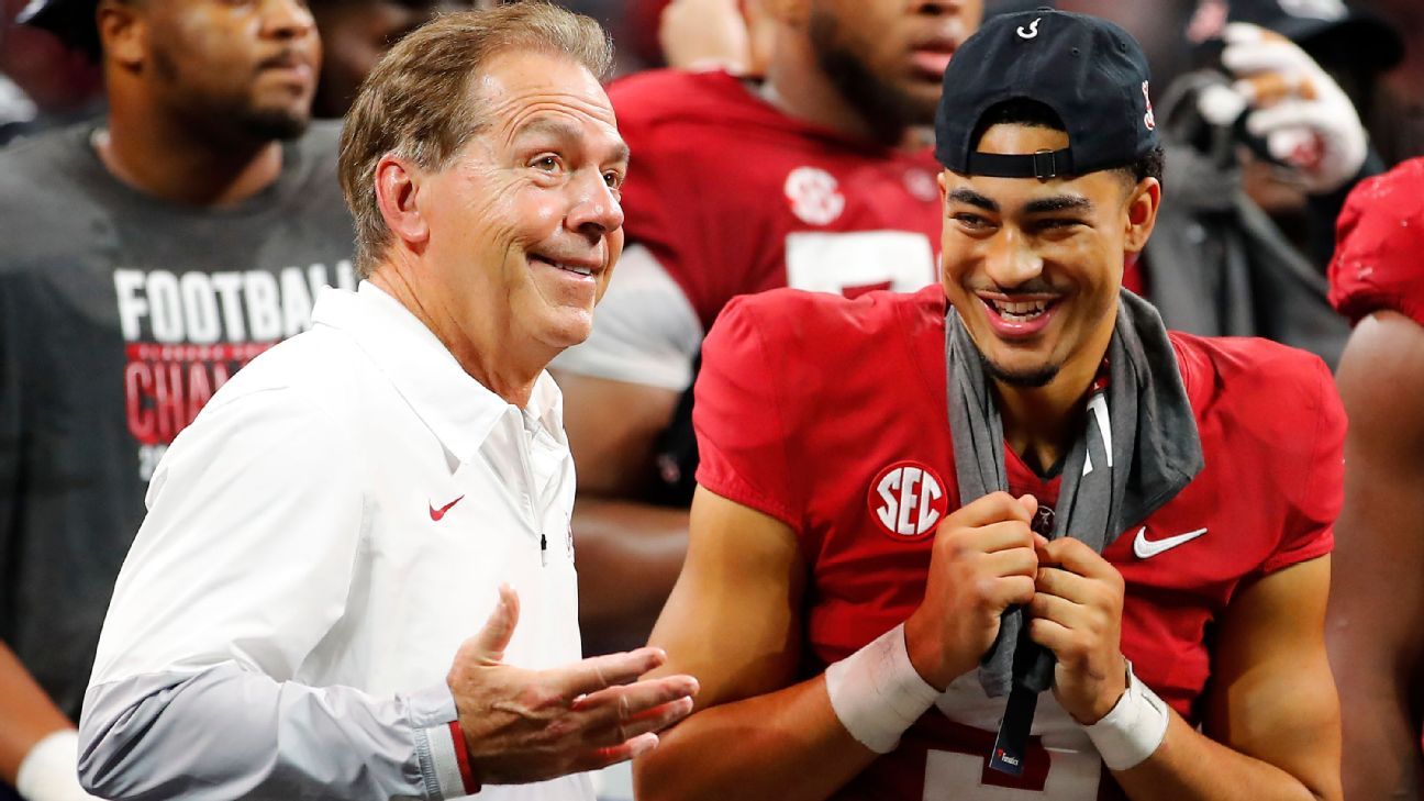 Alabama Crimson Tide's Nick Saban says patience wasn't tested with young team be..