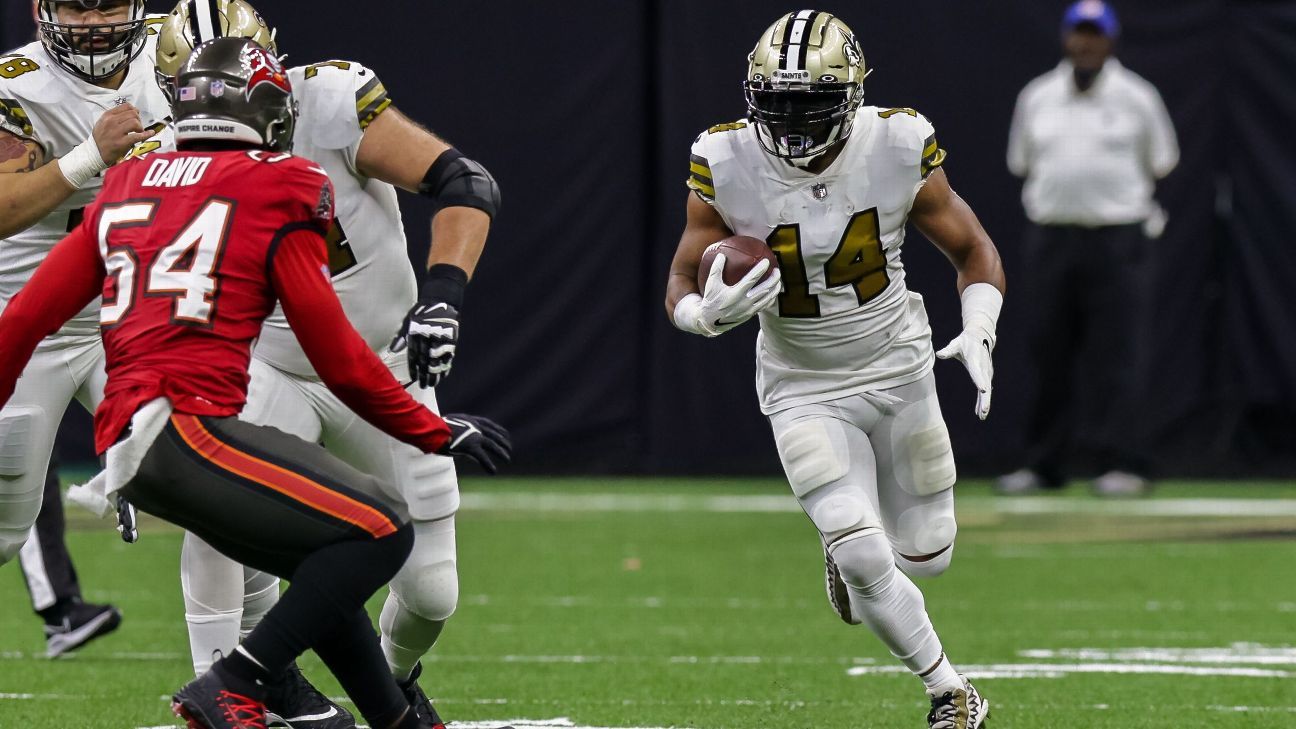 Saints place Alvin Kamara on reserve/COVID-19 list, RB reportedly out Sunday