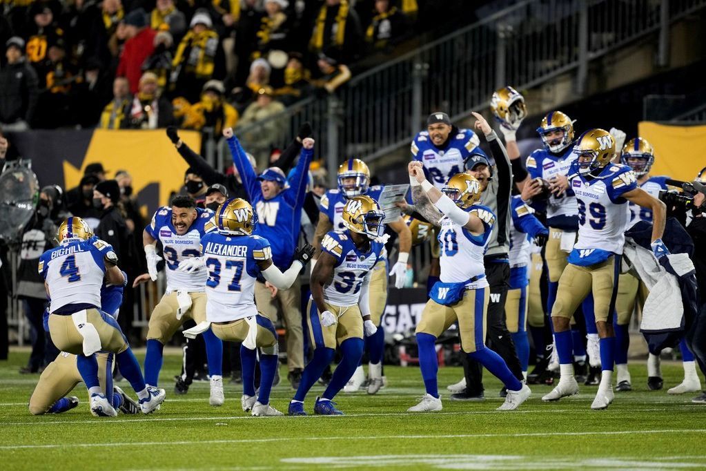 Winnipeg beats Hamilton in OT to repeat as CFL's Grey Cup champs ESPN