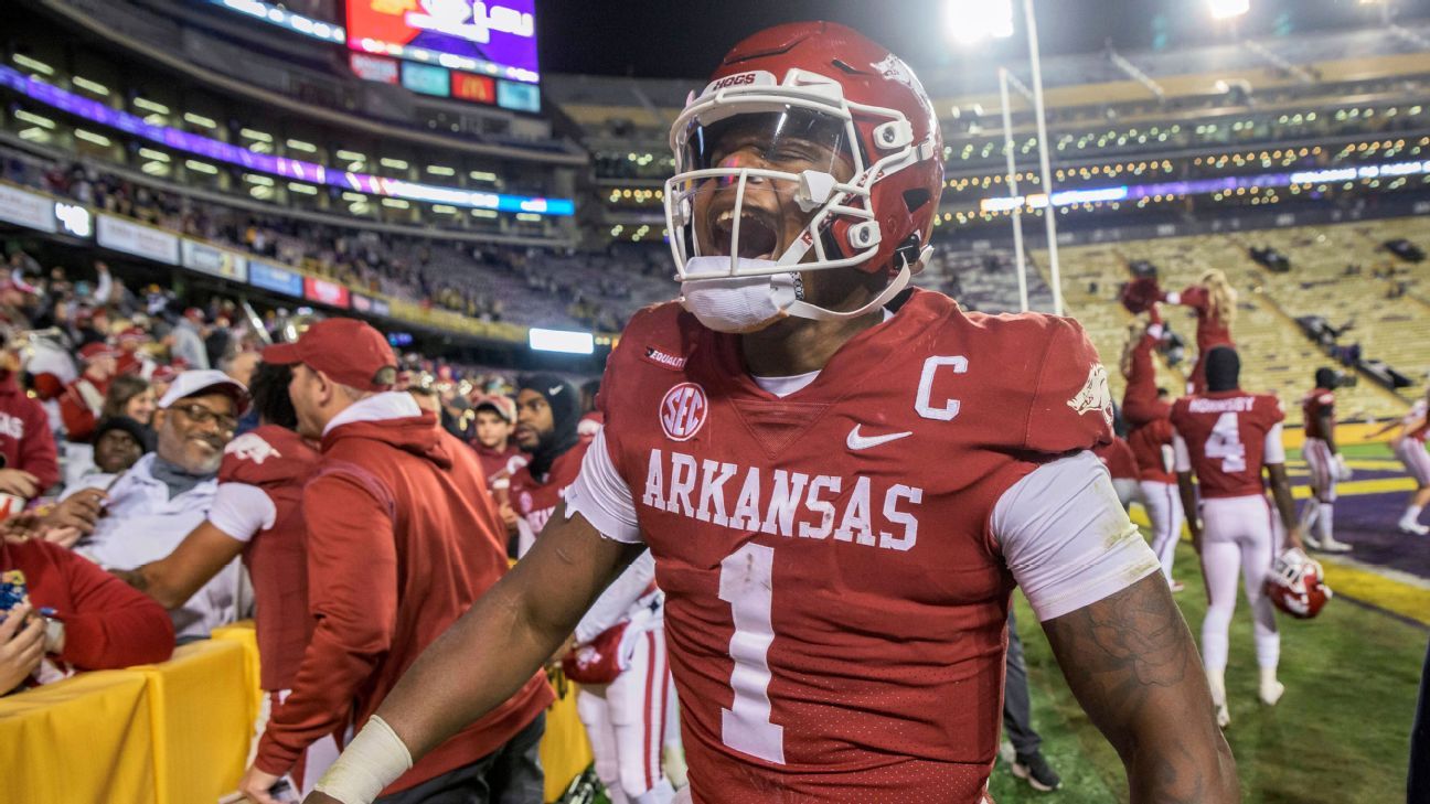 Arkansas safety Jalen Catalon named an AP Preseason All-American