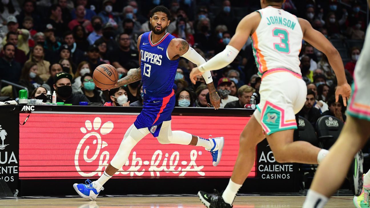 LA Clippers' Paul George scores 25 in return, says elbow took some 'stingers' in..