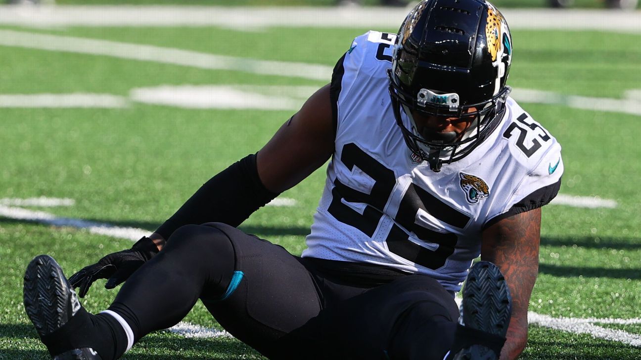 Jacksonville Jaguars shuffle roster, place RB James Robinson on IR, move 11 to COVID-19 list