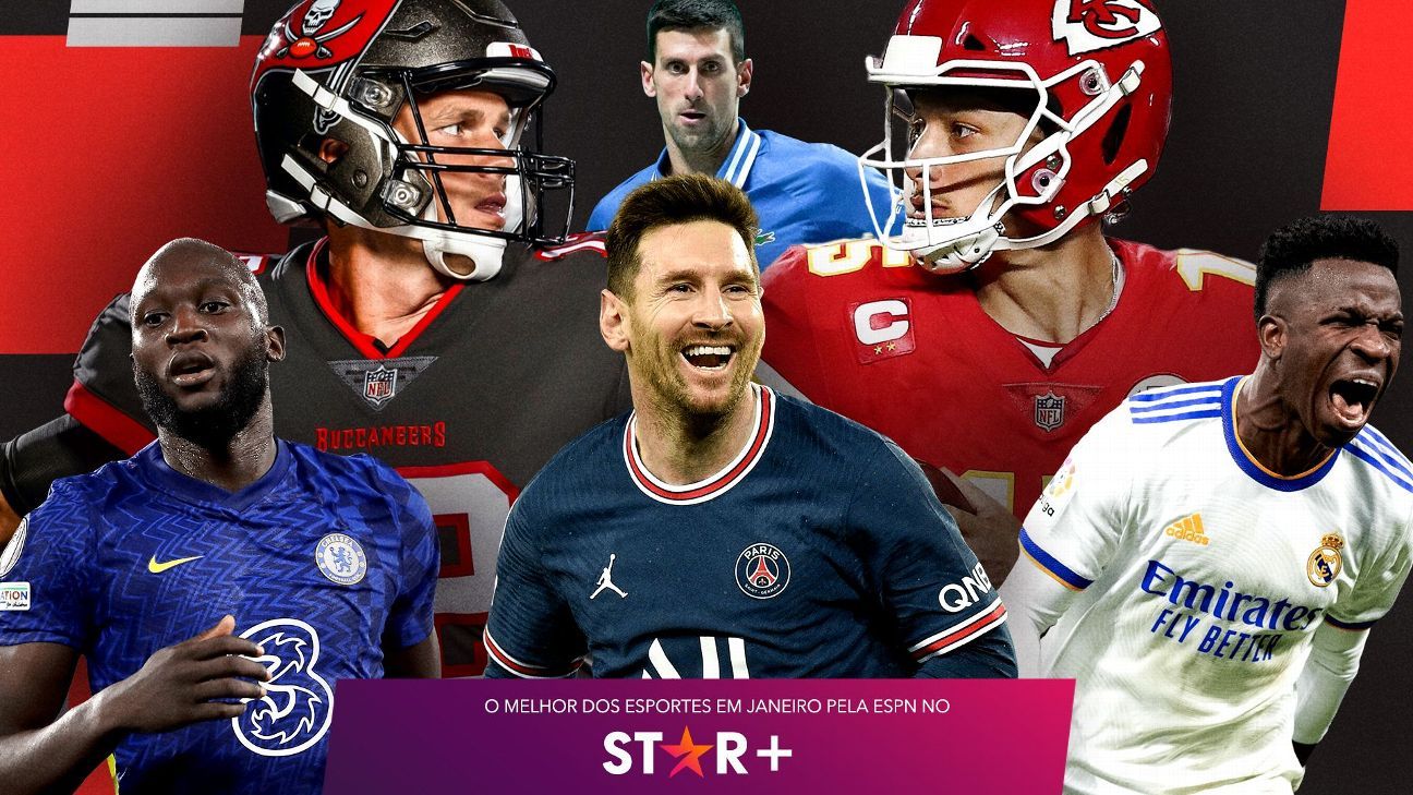 Eventos exclusivos Star+, NFL, Finais do US Open e Europa League