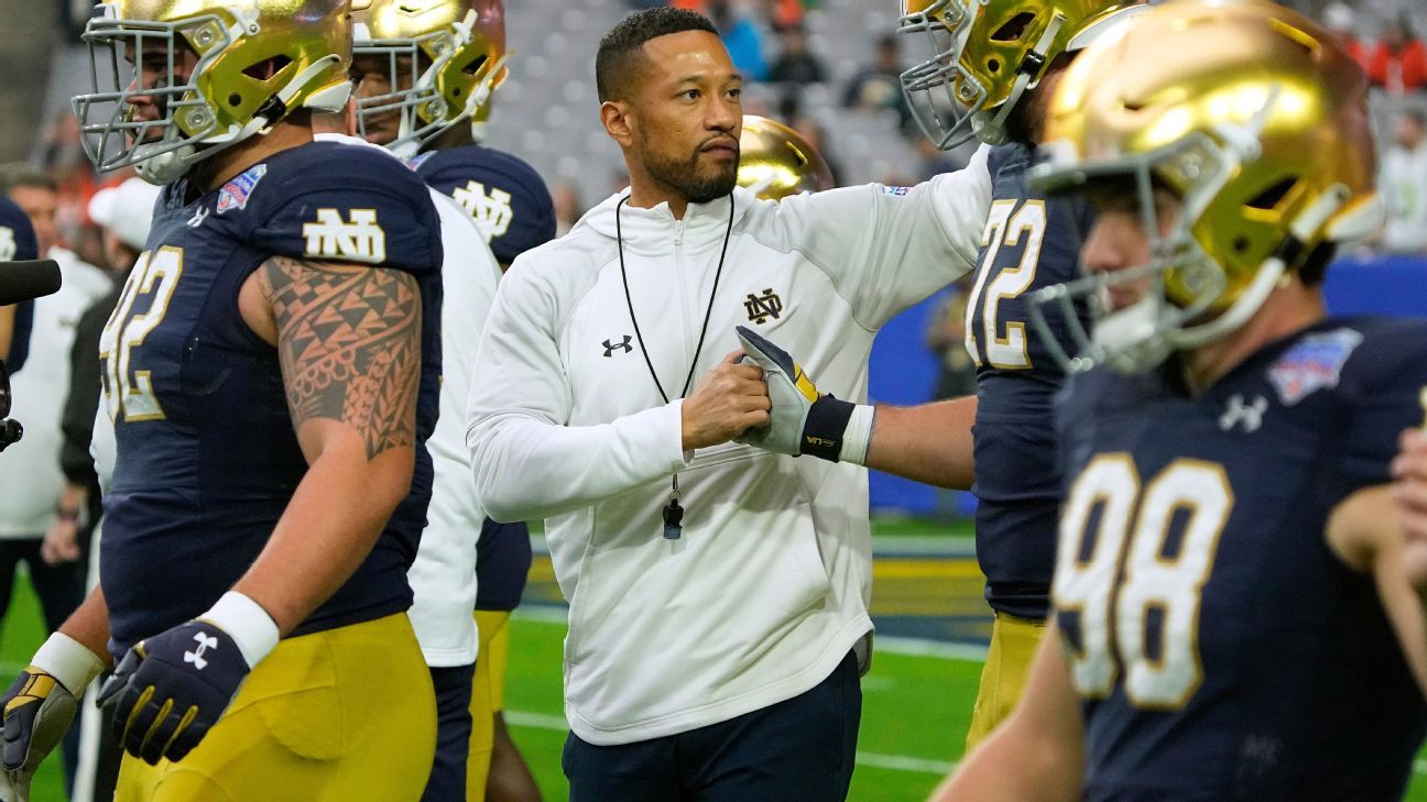 Marcus Freeman envisions hands-on, collaborative approach at Notre Dame