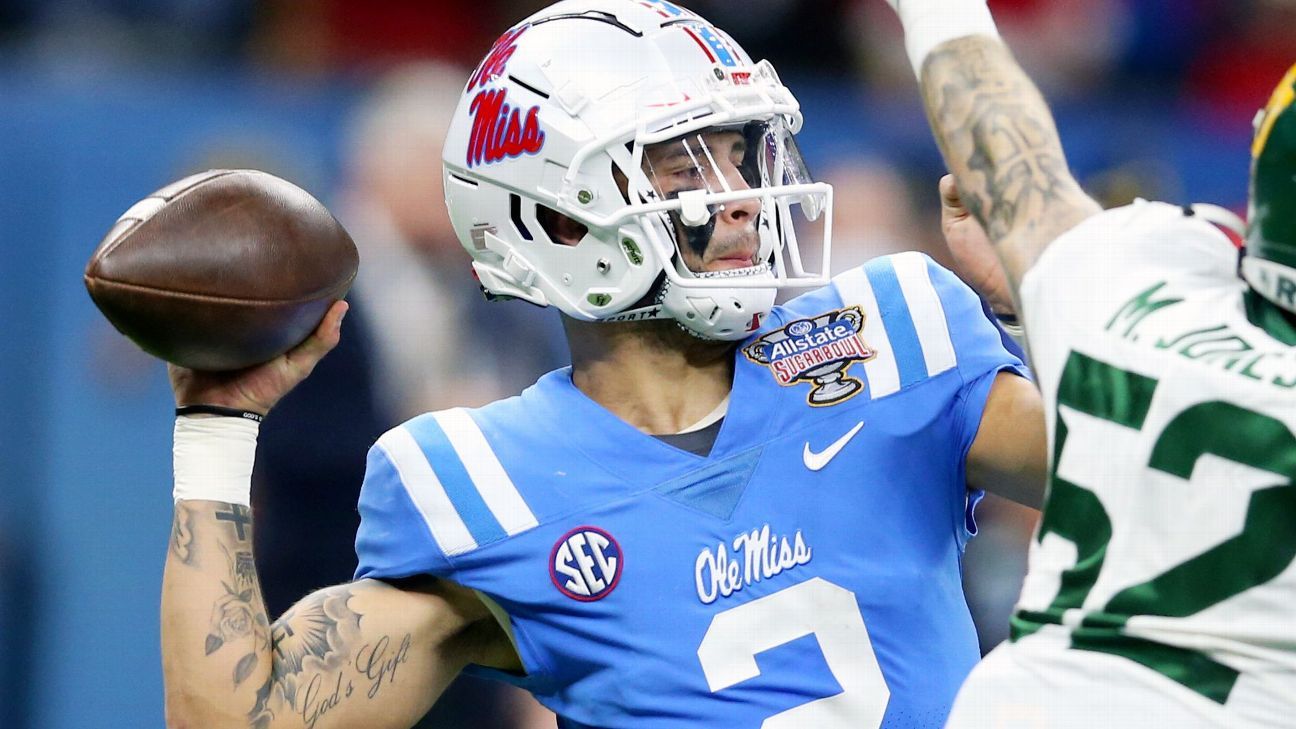 Matt Corral NFL Draft 2022 projections: Where will Ole Miss QB land?