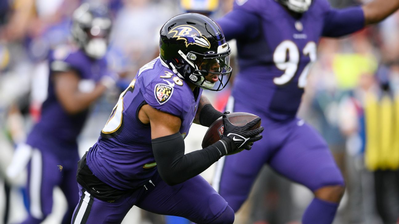Baltimore Ravens stomp past Los Angeles Rams, 45-6, for another
