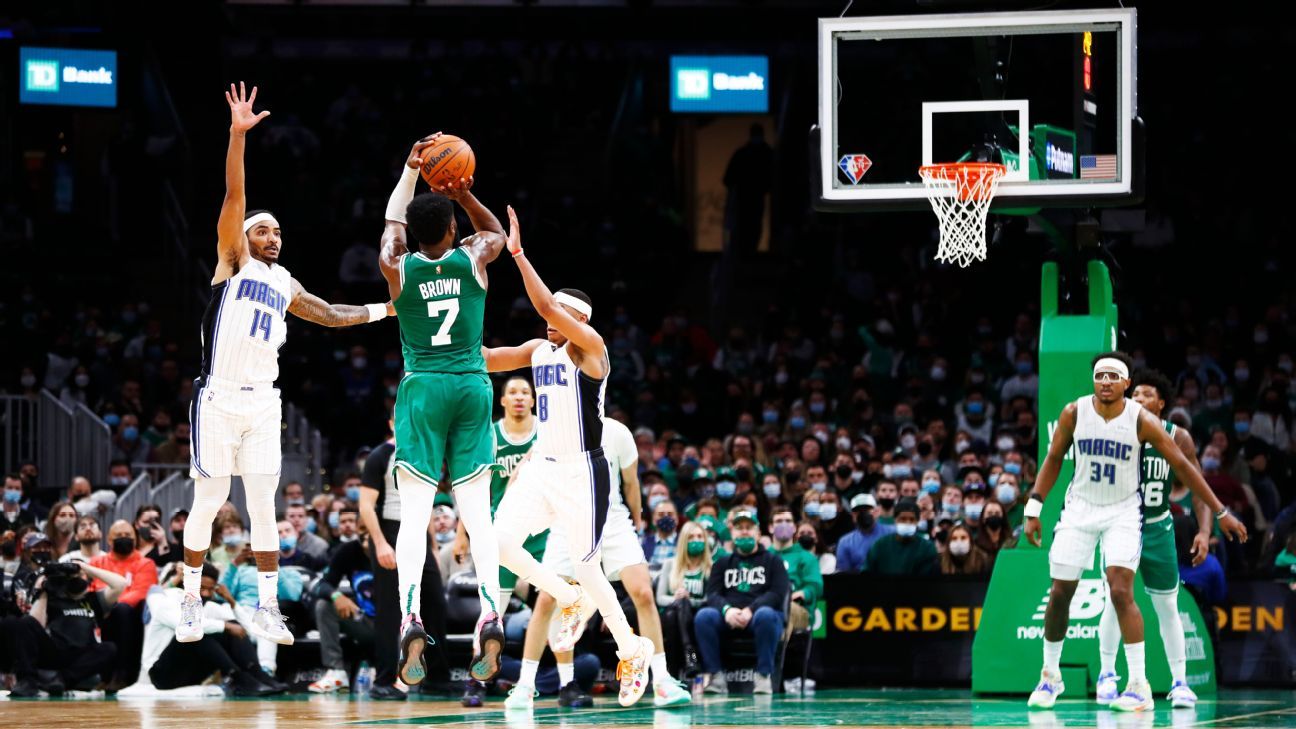 Jaylen Brown scores career-high 50 points to fuel Boston Celtics’ comeback OT win over Orlando Magic – ESPN