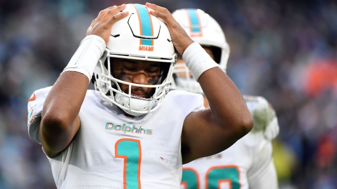 NFL on ESPN - The Miami Dolphins are eliminated from playoff contention  after going 10-6.