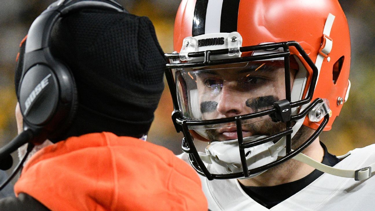 Cleveland Browns QP Baker Mayfield conferma che avrà un intervento chirurgico alla spalla, afferma che la discussione sulle sue condizioni avrà luogo alla settimana 18