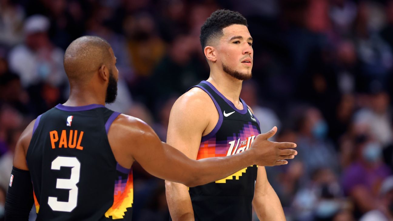 Phoenix Suns' Chris Paul, Devin Booker named All-Star reserves