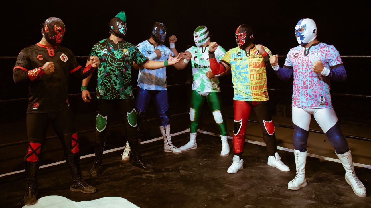 Choose your fighter! Mexican clubs' amazing wrestling-inspired kits