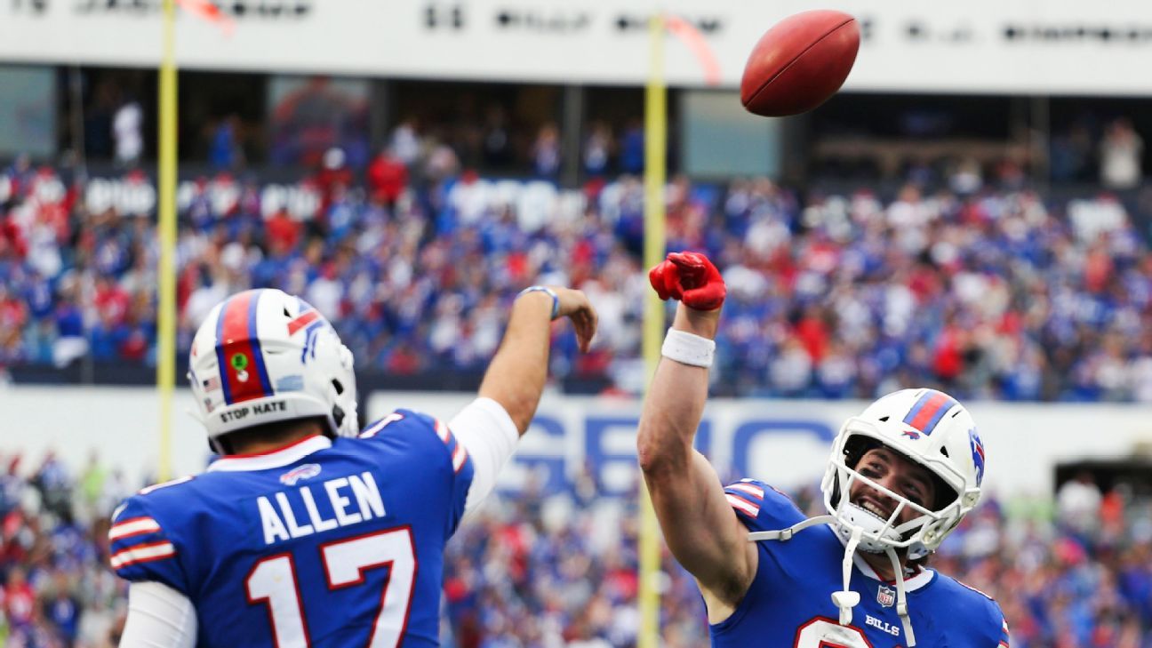 Dan Fetes on X: Josh Allen and Dawson Knox: Just guys being dudes.  #BillsMafia  / X