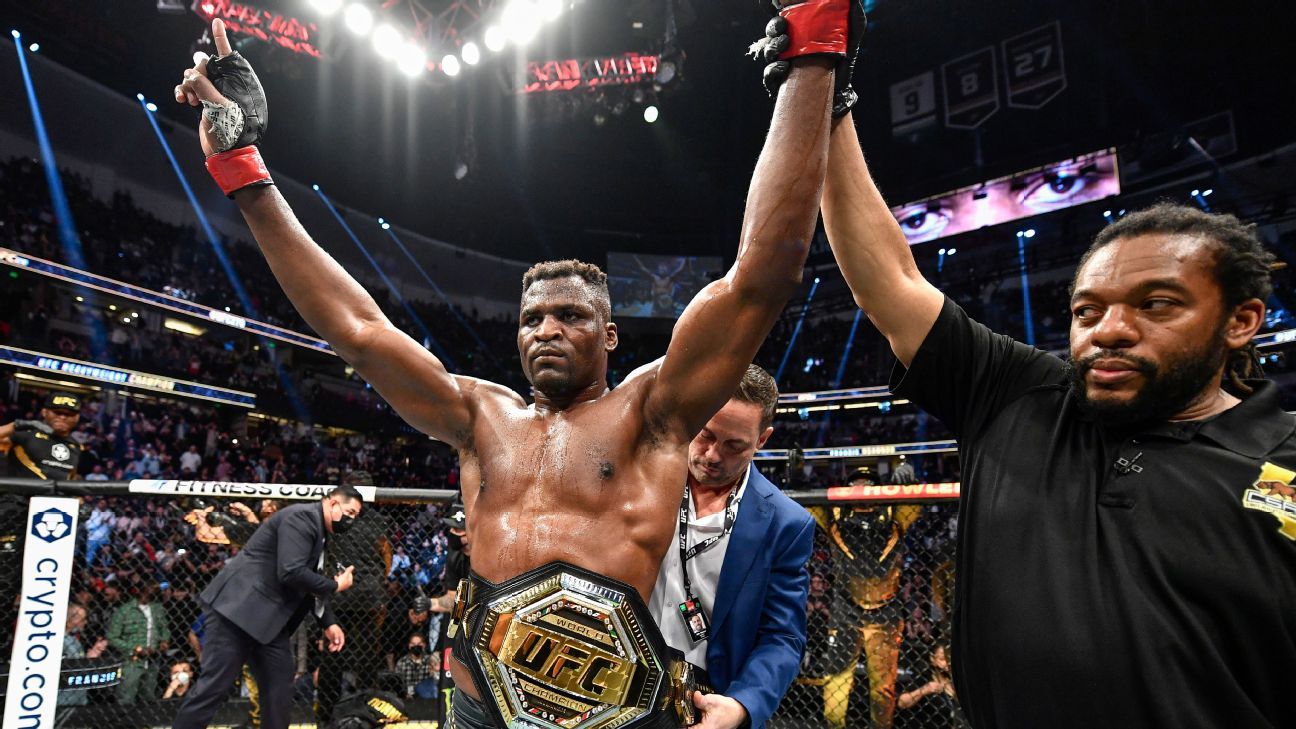 Ngannou to have surgery for MCL, ACL injuries thumbnail