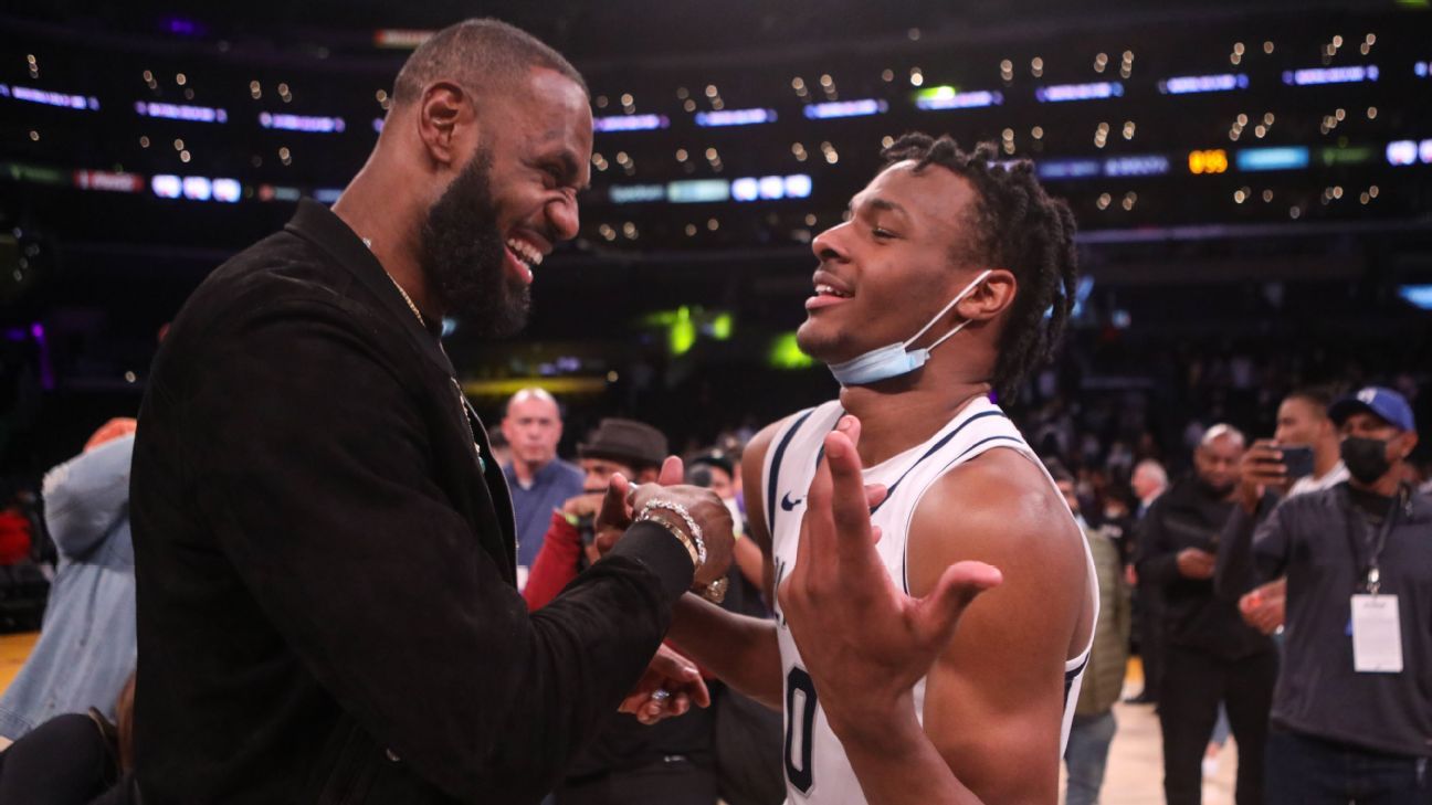 Bronny James and Sierra Canyon versus D.J. Wagner and Camden is a high school basketball clash in the making for two decades