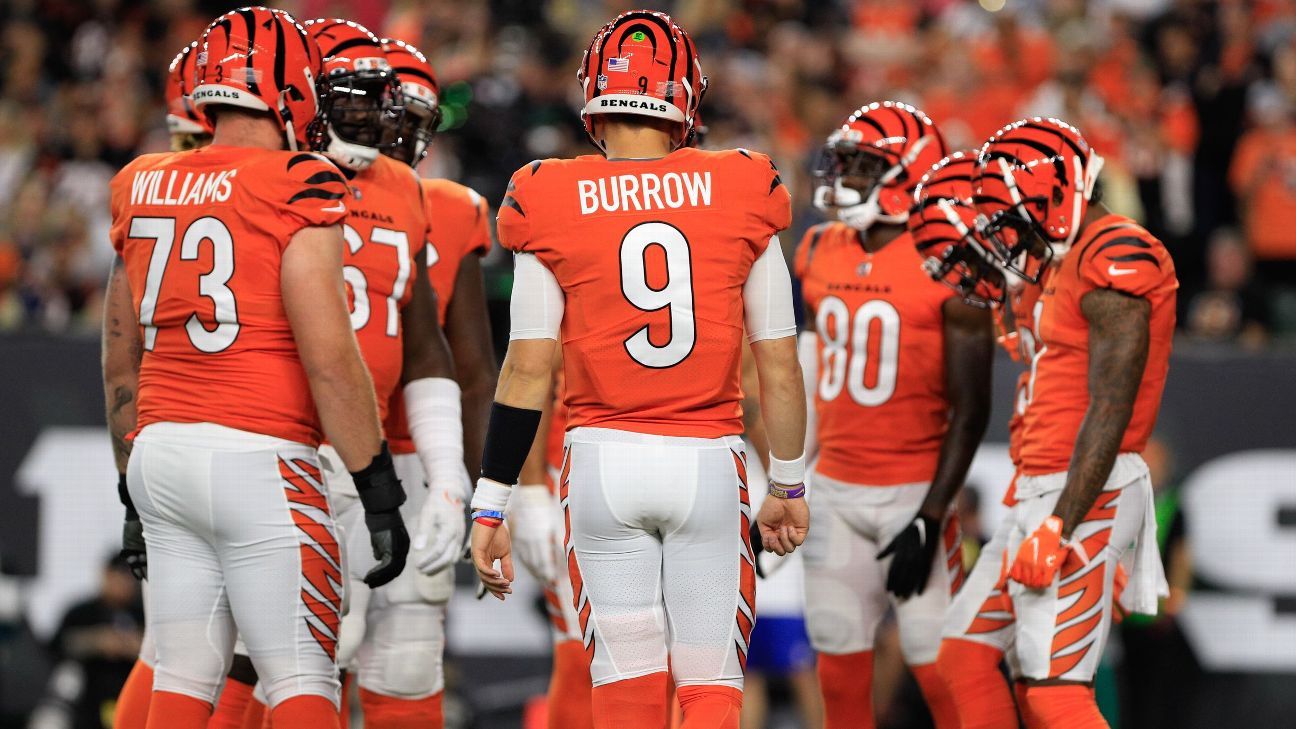 Super Bowl LVI: Joe Burrow, young Bengals don't feel pressure despite  franchise's playoff woes 