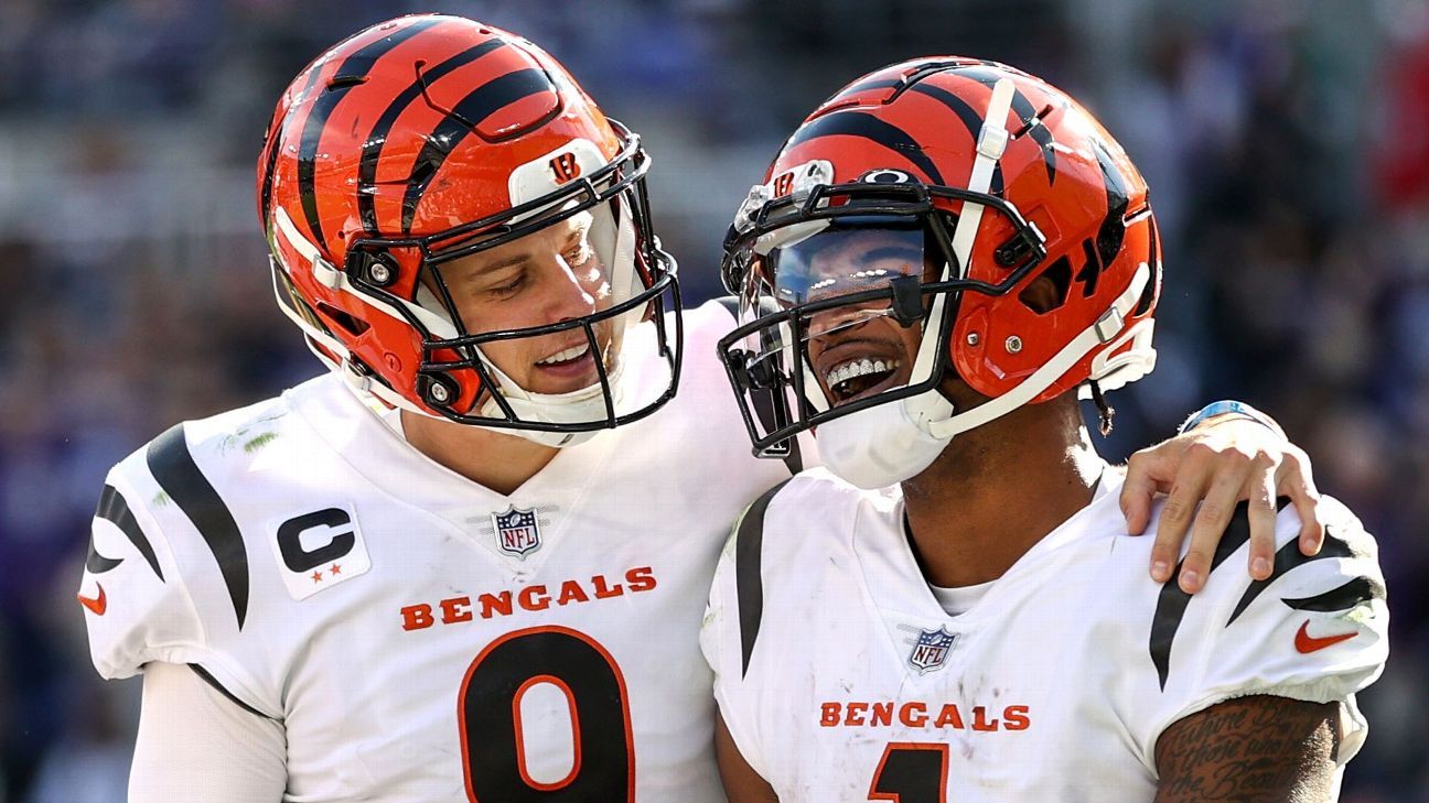 Cincinnati Bengals Joe Burrow Ja'marr Chase 2022 