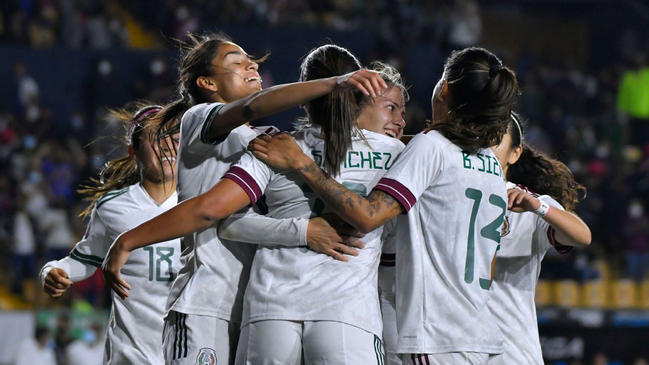 Espectacular goleada! México inicia con pie derecho la eliminatoria al  Campeonato Concacaf W - ESPN