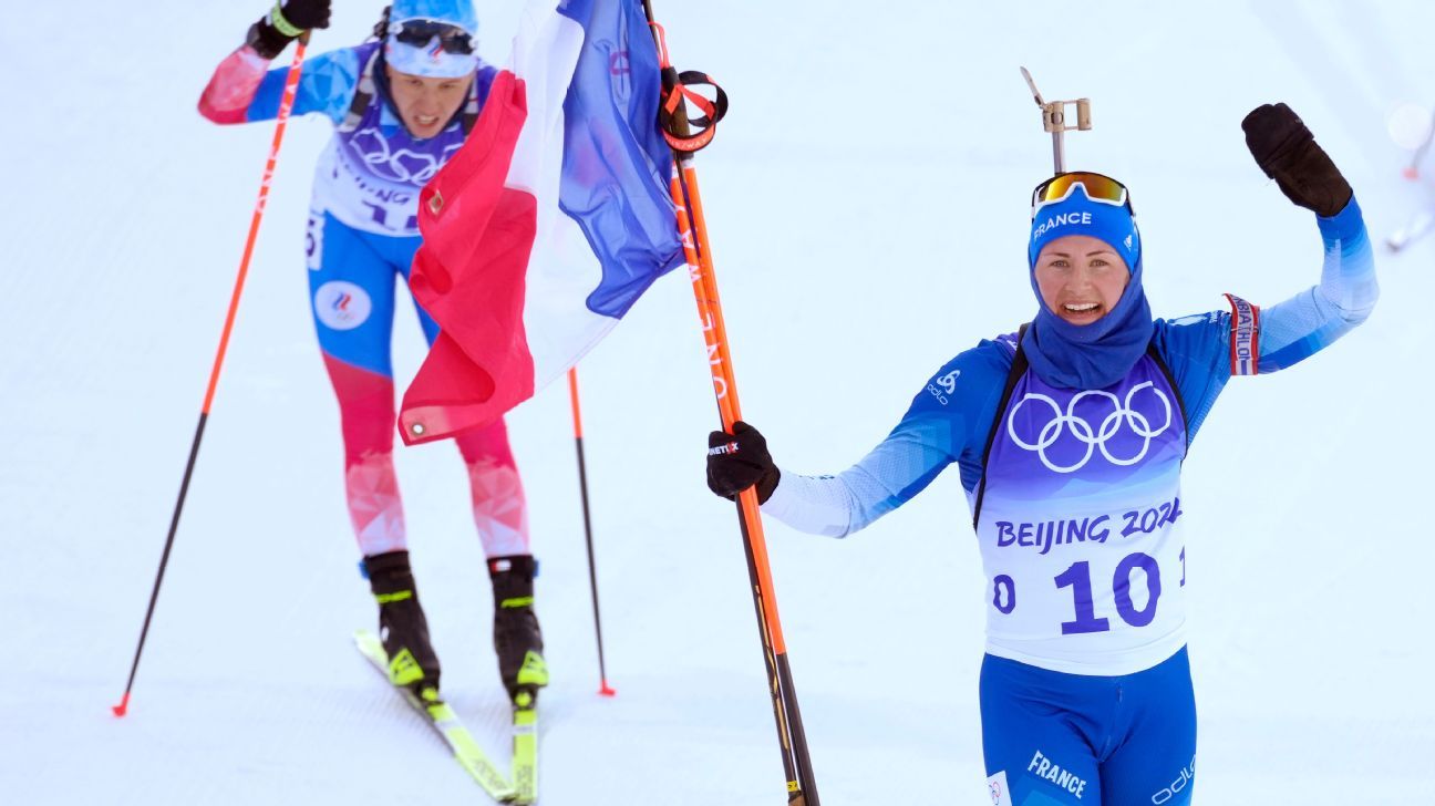 Boe, Braisaz-Bouchet memenangkan biathlon massal mulai emas