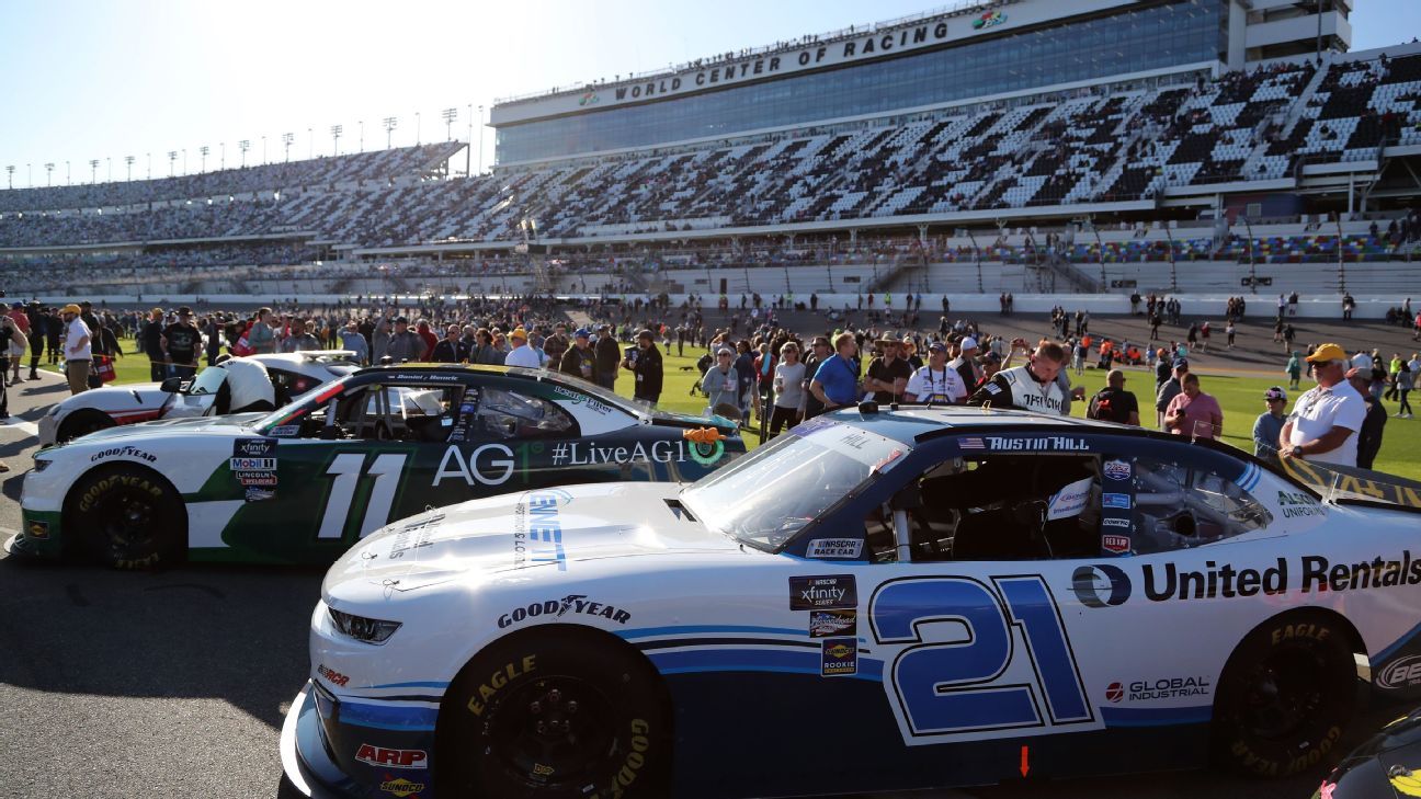 Rain pushes Xfinity opener at Daytona to Monday