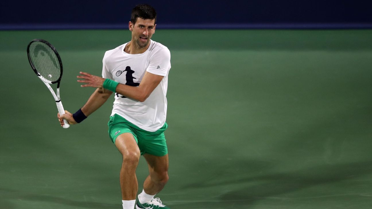 Novak Djokovic next match: Dubai Tennis Championships 2022 - key dates,  schedule and Covid vaccination rules