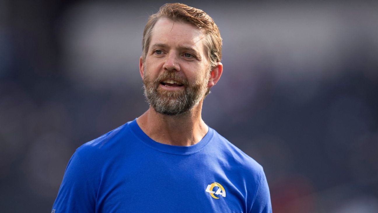 Minnesota Vikings hiring Los Angeles Rams' Wes Phillips as offensive coordinator..