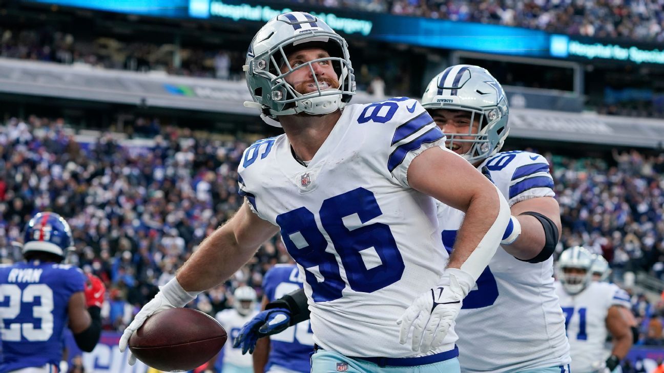 Source: Dallas Cowboys to use franchise tag on Dalton Schultz after TE's career-..