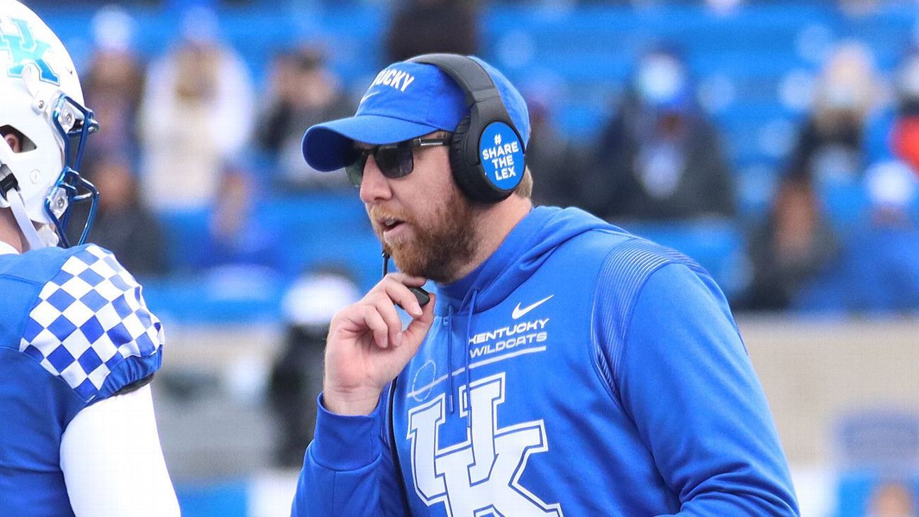 Los Angeles Rams expected to hire Kentucky's Liam Coen as offensive coordinator