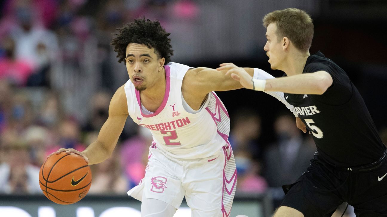 College basketball rankings: Ryan Nembhard enters transfer portal,  Creighton slips in early Top 25 And 1 