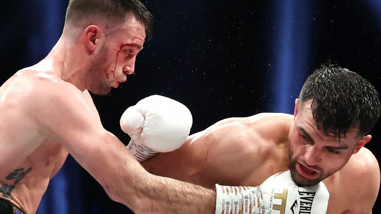 Josh Taylor punches his way to split-points decision victory over Jack Catterall..
